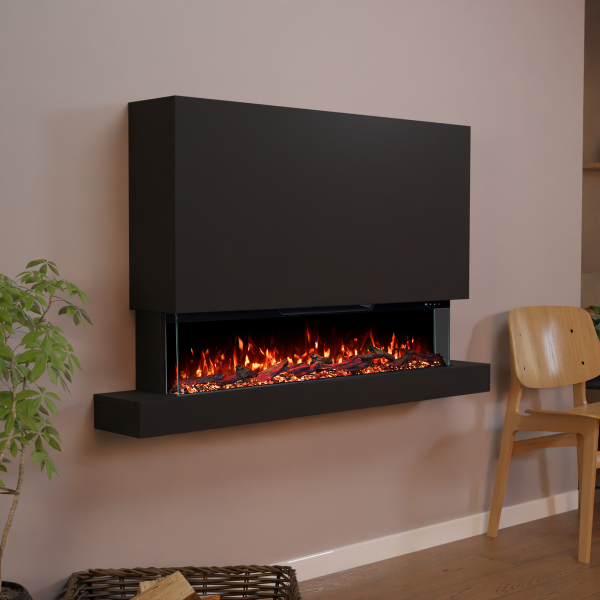 Glow Fire Clear Wall XL Elektrokamin