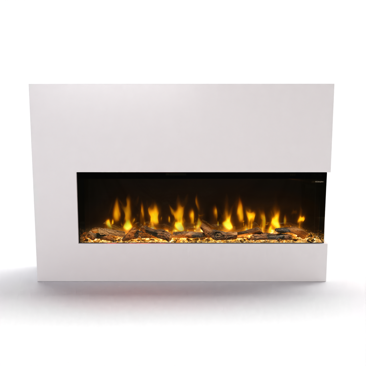 Dimplex Case 3 Elektrokamin, moderner Elektrokamin – Weiß (185,8x125,5x37,9cm)
