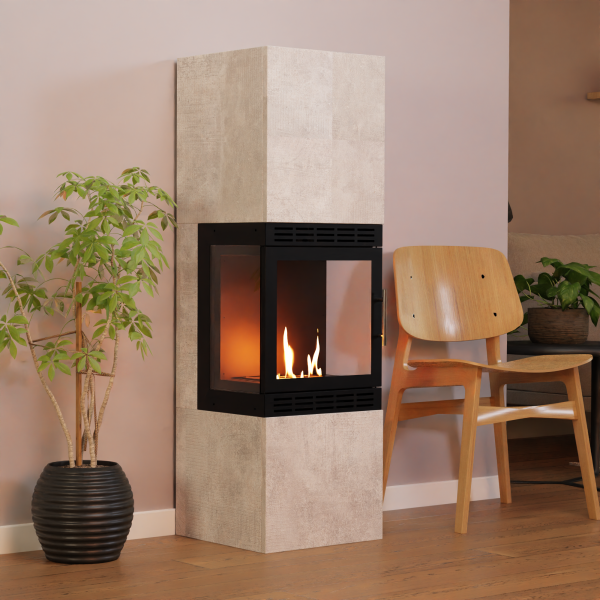 Glow Fire Lillesand Hoch Vision Ethanolkamin