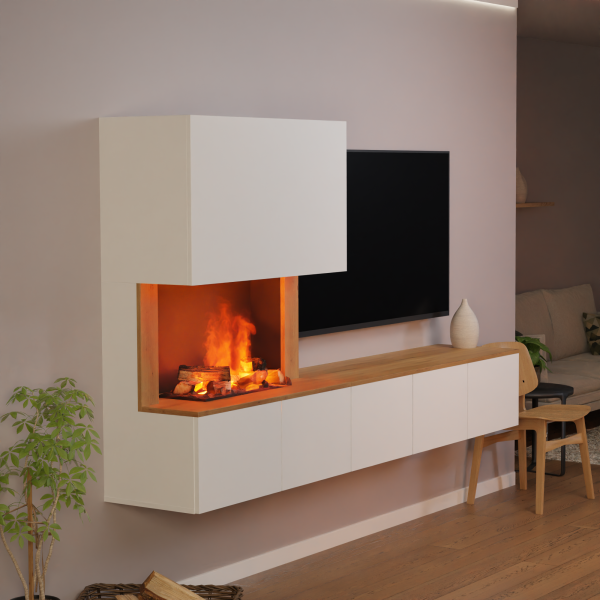 Glow Fire CW5 Wasserdampf Sideboard