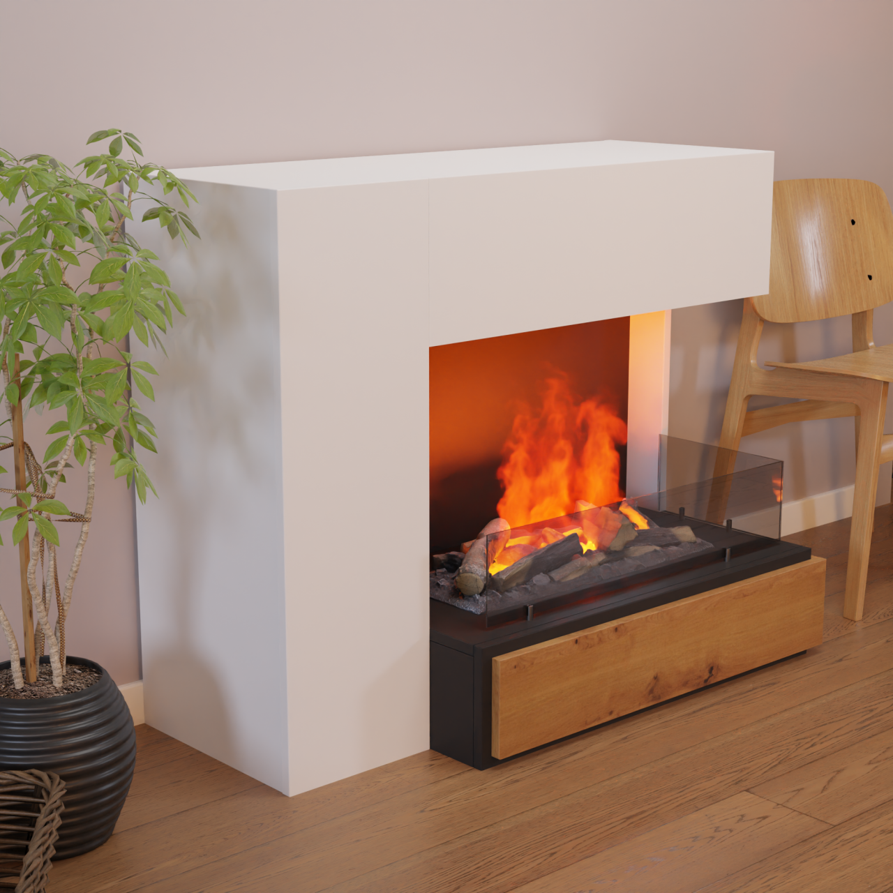 Glasscheiben-Set für Glow Fire Planck