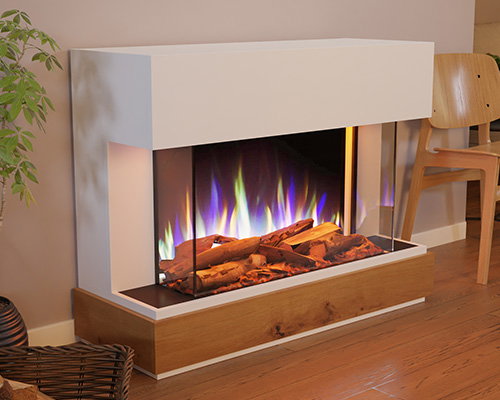 Premium LED Kamin Glow Fire Curie Produktbild