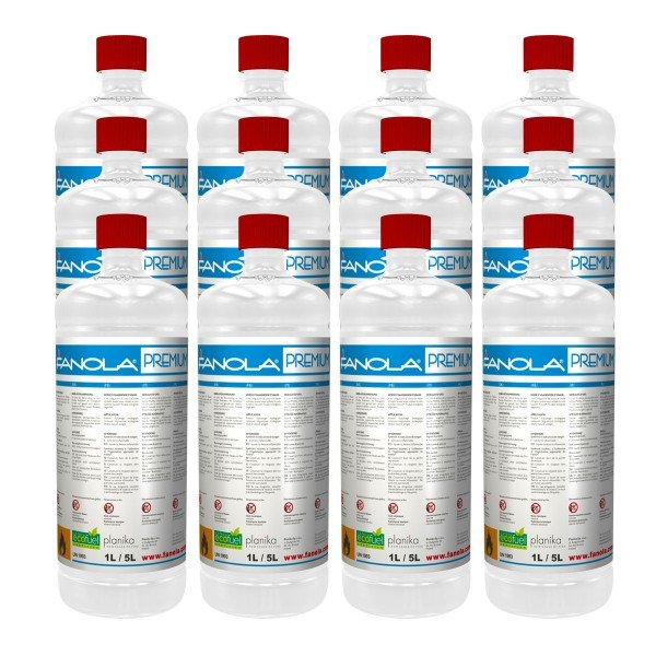 Fanola 96,6%iges Bioethanol 12x1 Liter Flaschen