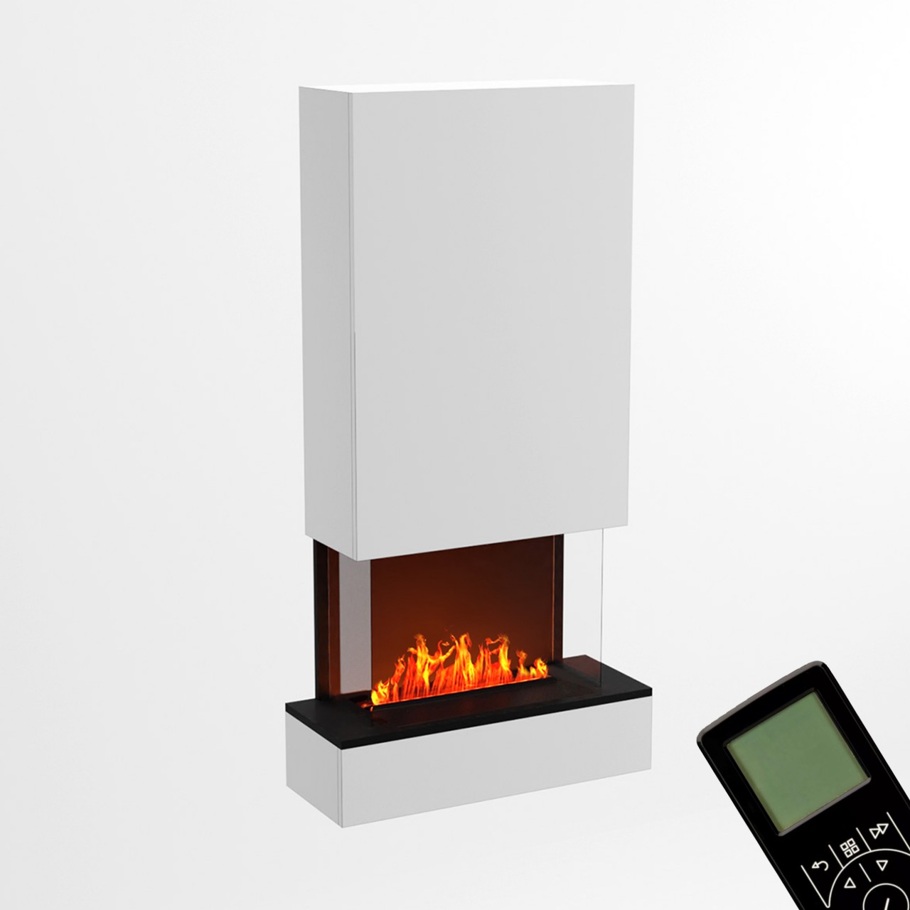 Glow Fire Hölderlin Hoch Elektrokamin Opti-Myst Cassette 500 ohne Holzdekoration