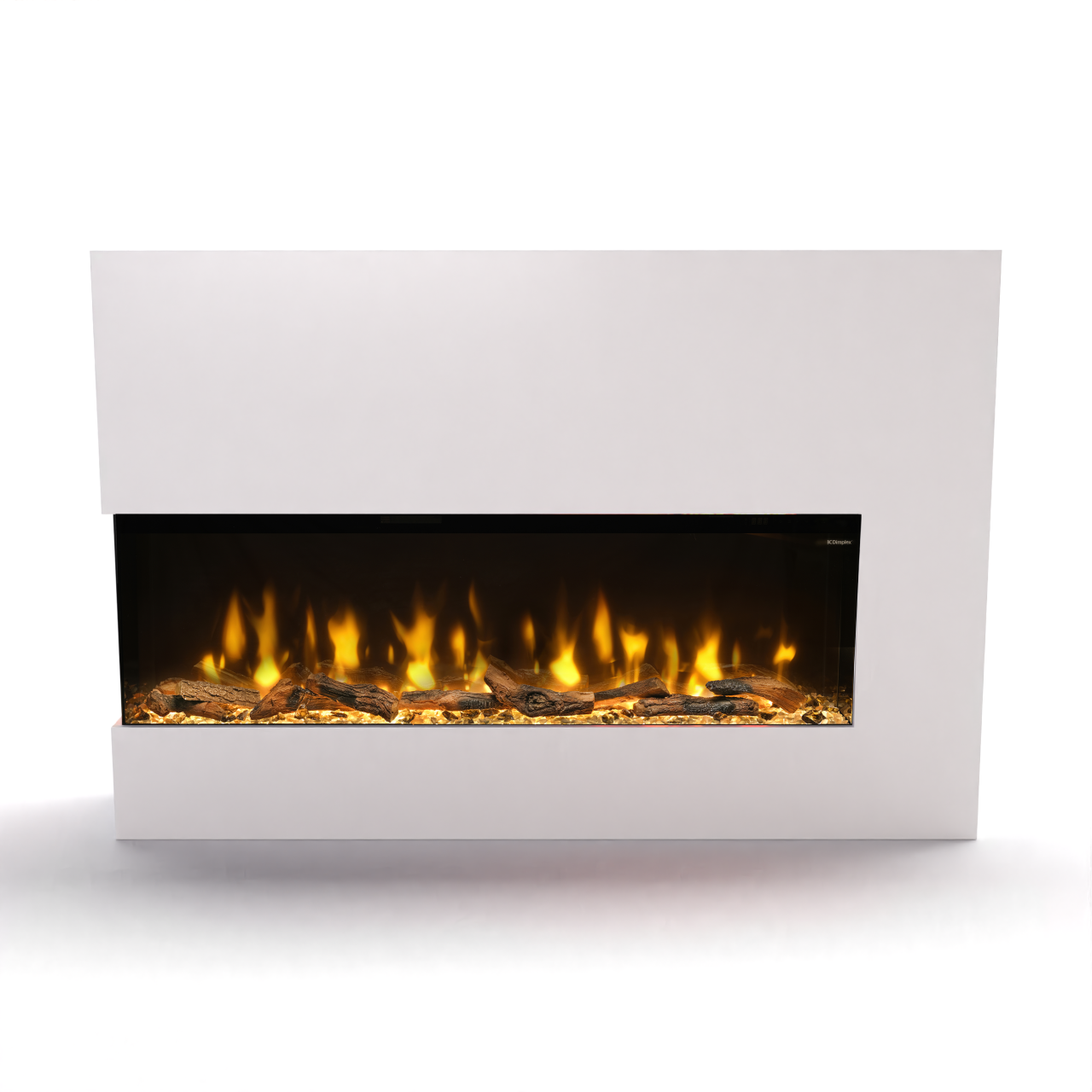 Dimplex Case 3 Elektrokamin, moderner Elektrokamin – Weiß (185,8x125,5x37,9cm)