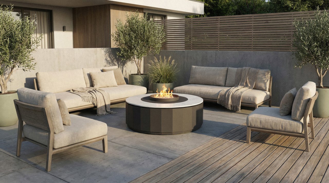 Planika Comet Outoor Table mit BEV Automatikbrenner