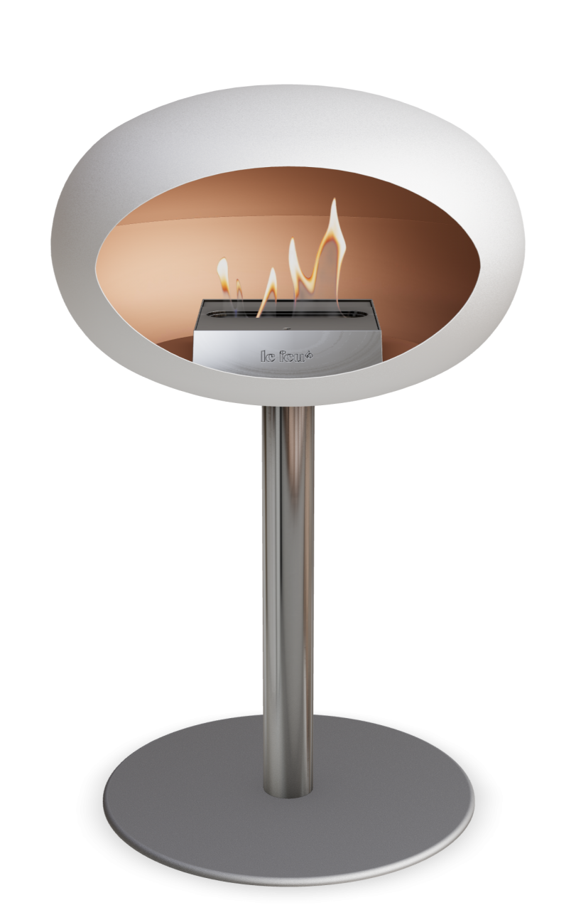 Le Feu Steel Low Ethanolkamin mit modernem Design