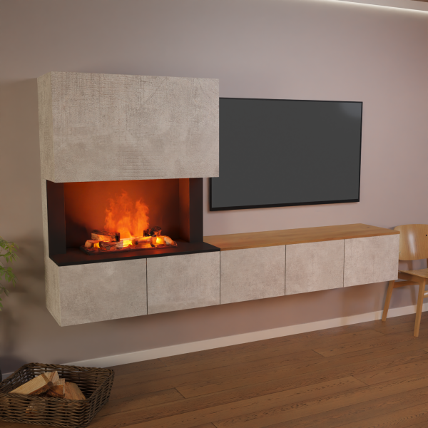 Glow Fire CW5 Wasserdampf Sideboard