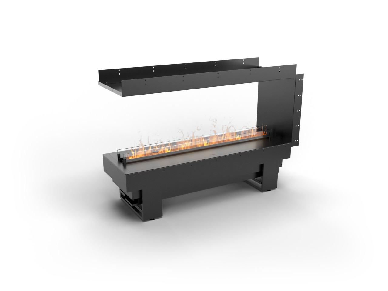 Planika Cool Flame See-Through Fireplace 1000 Elektrokamineinsatz ohne Holzscheite