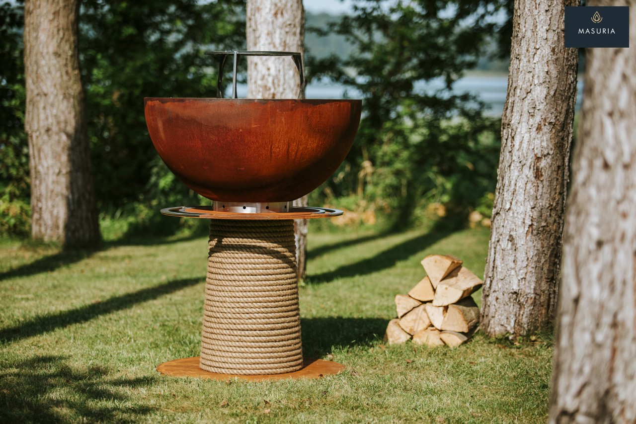 Masuria Feuerstelle & Plancha Grill Leuchtturm