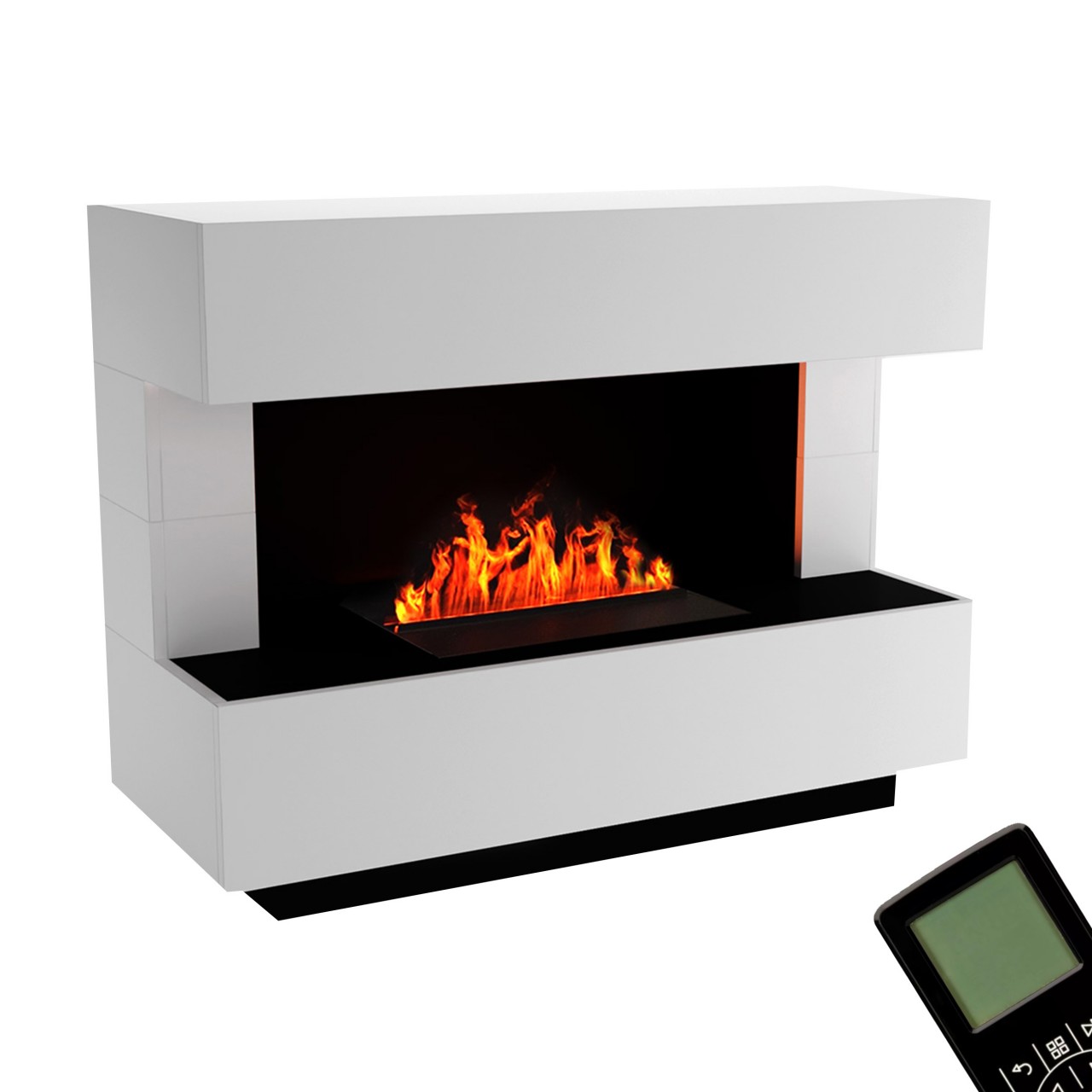 Glow Fire Kant Elektrokamin Opti-Myst Cassette 500 ohne Holzdekoration