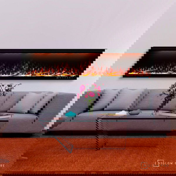Glow Fire Smart Wall Elektrokamin Einbau LED 91 - 254 cm