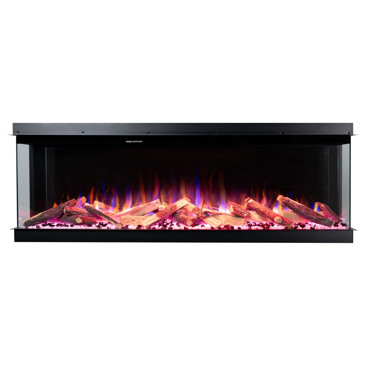 Glow Fire LED E-Motion 3D 50 Elektrokamin , Elektrokamineinsatz mit Heizung, Standkamin modern, Elektrischer Dekokamin