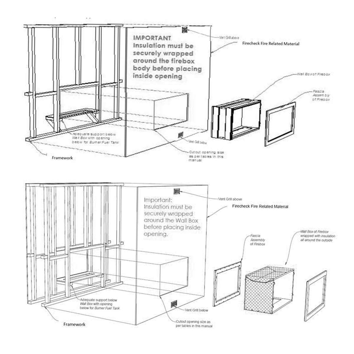 Icon Fires Double Sided Slimline Firebox Ethanolkamin online kaufen