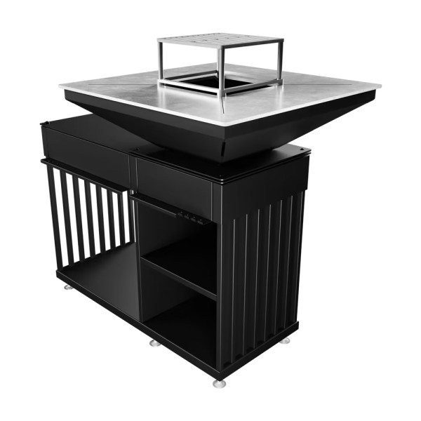 Kratki Quadrum Horizontal BBQ Feuerplatte