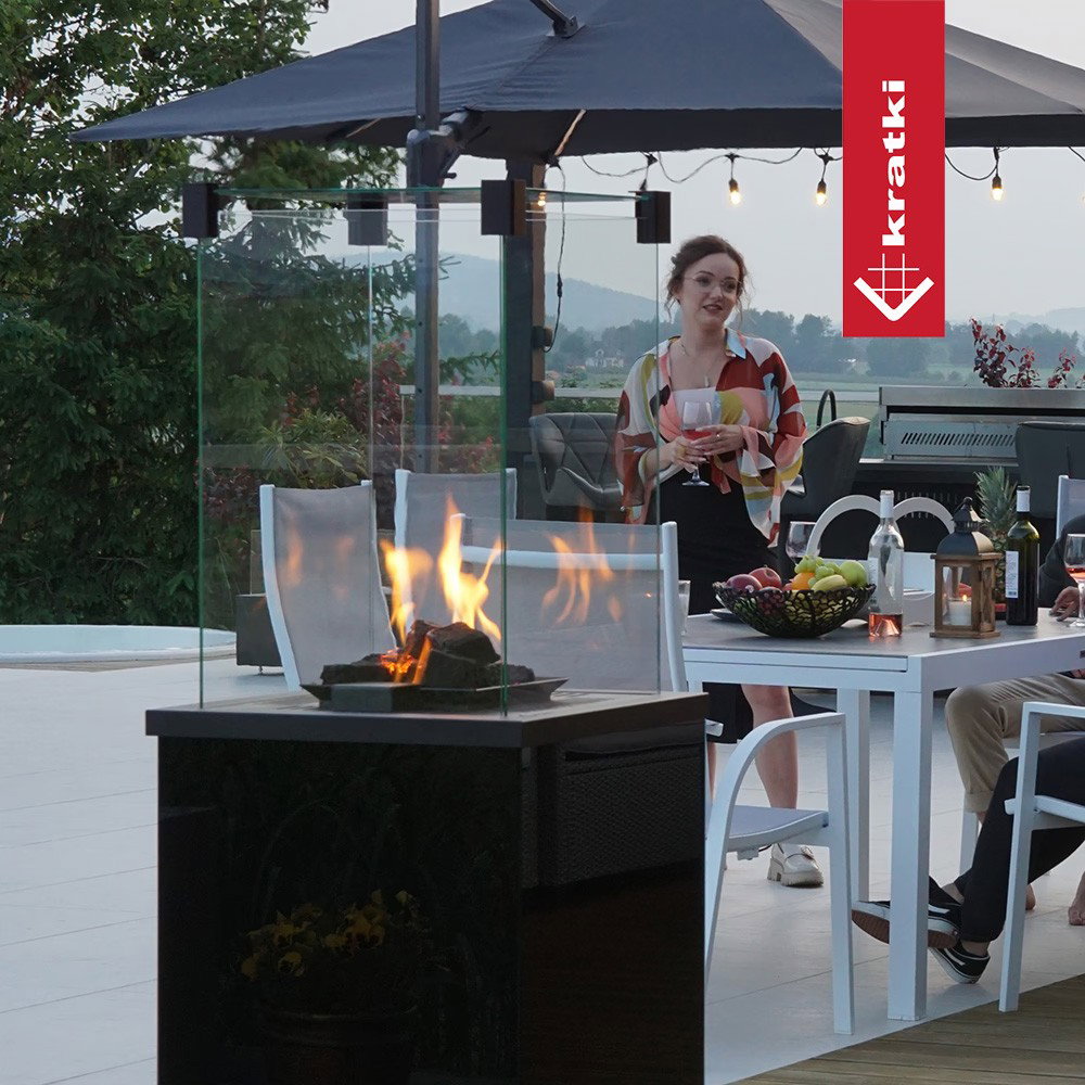 Kratki Patio Gaskamin Outdoor