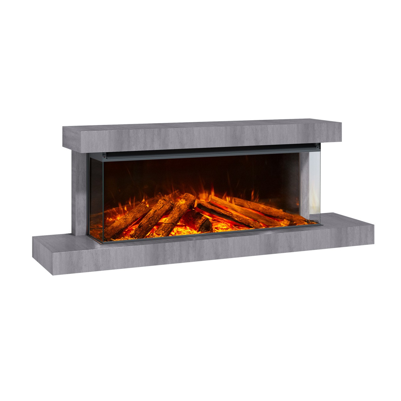 La Nordica-Extraflame Lumen 1200 Elektrokamin , Elektrokamin mit Heizung, Standkamin modern, Elektrischer Dekokamin