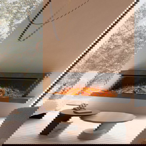 La Nordica-Extraflame Lumen 1600 mit Fassade Elektrowandkamin