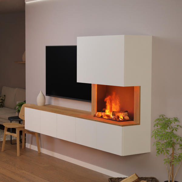 Glow Fire CW5 Wasserdampf Sideboard