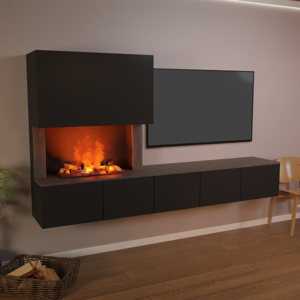 Glow Fire CW5 Wasserdampf Sideboard