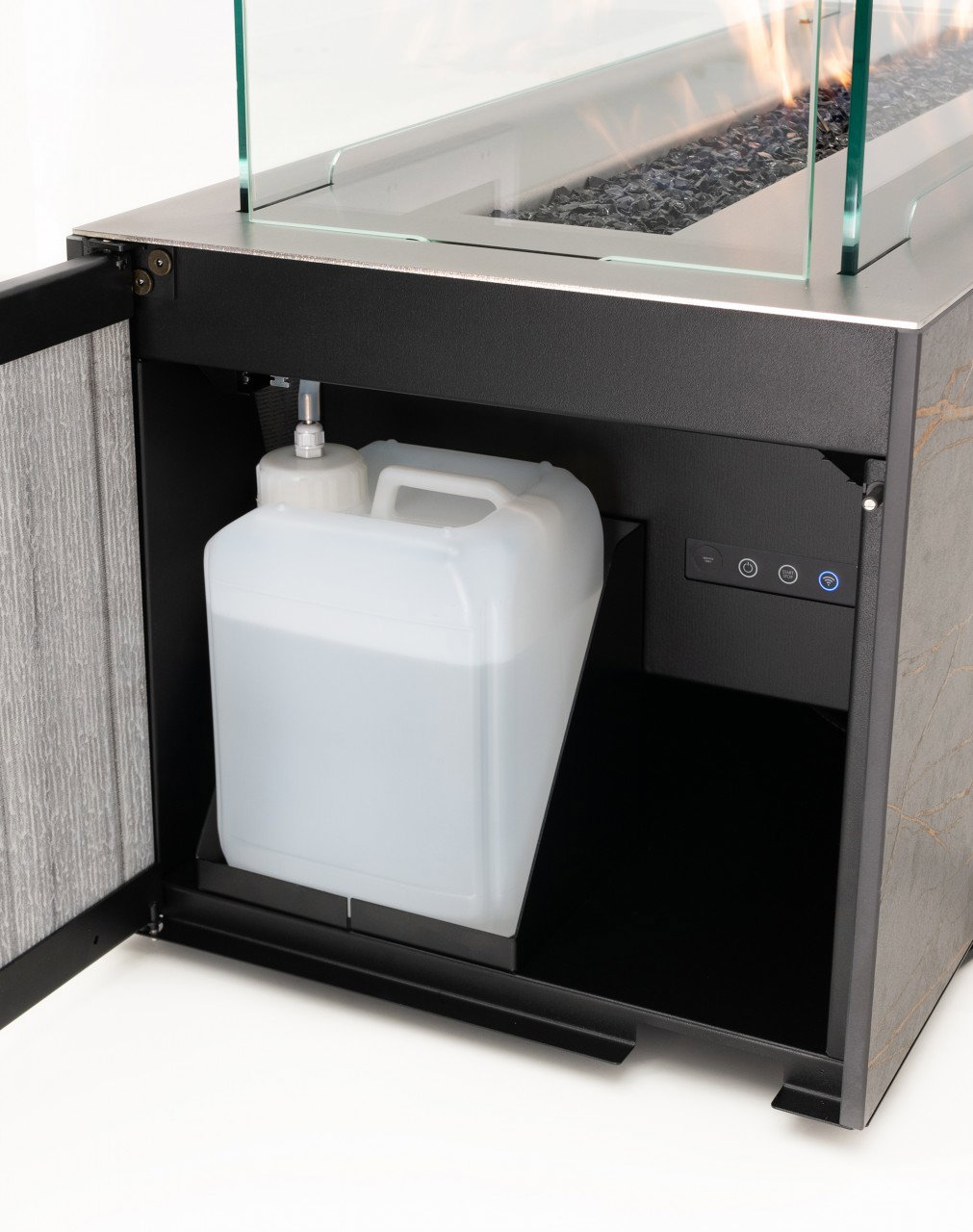 Planika Cabo Ethanolkamin Ofen mit automatischen Brennsystem, Steuerung mit Fernbedienung - BEV Technik