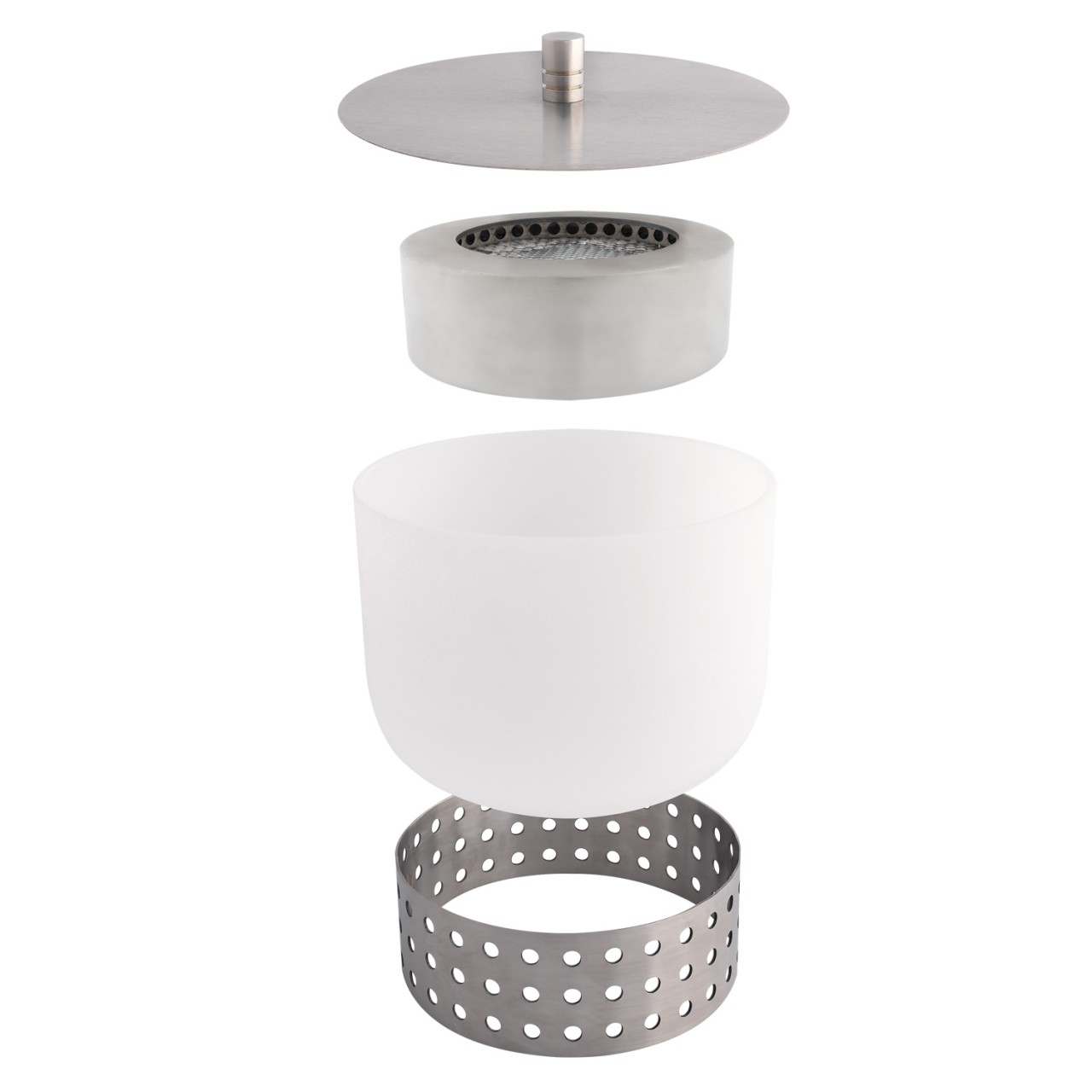 Tischfeuer Feuerschale Quarzglas Q20
