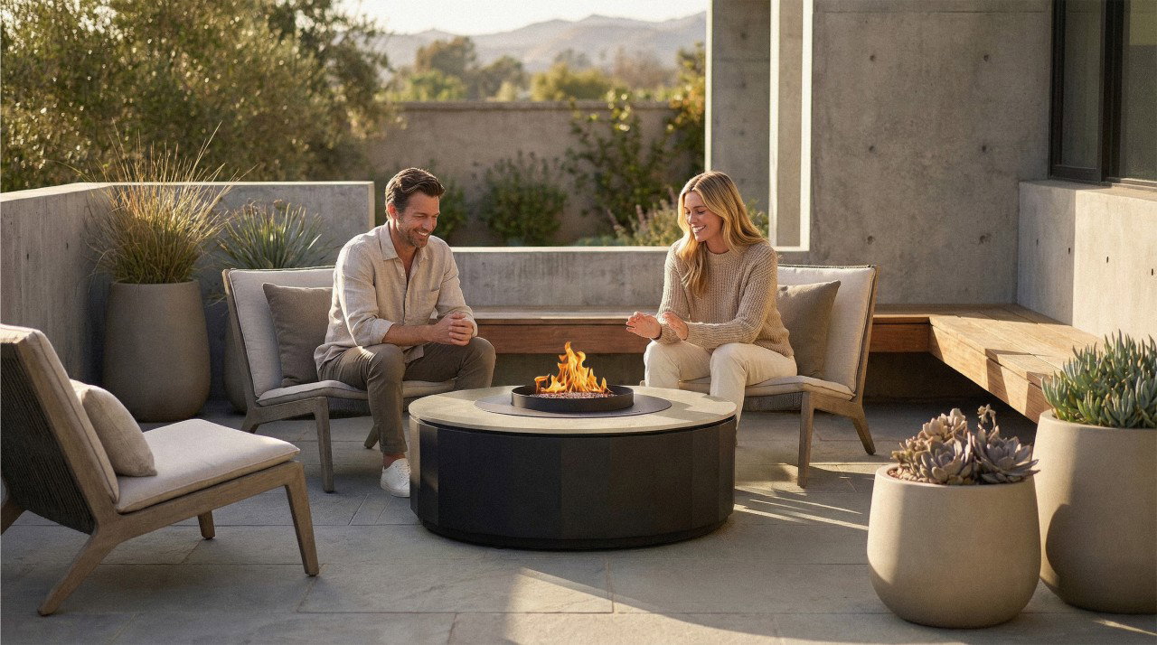Planika Comet Outoor Table mit BEV Automatikbrenner