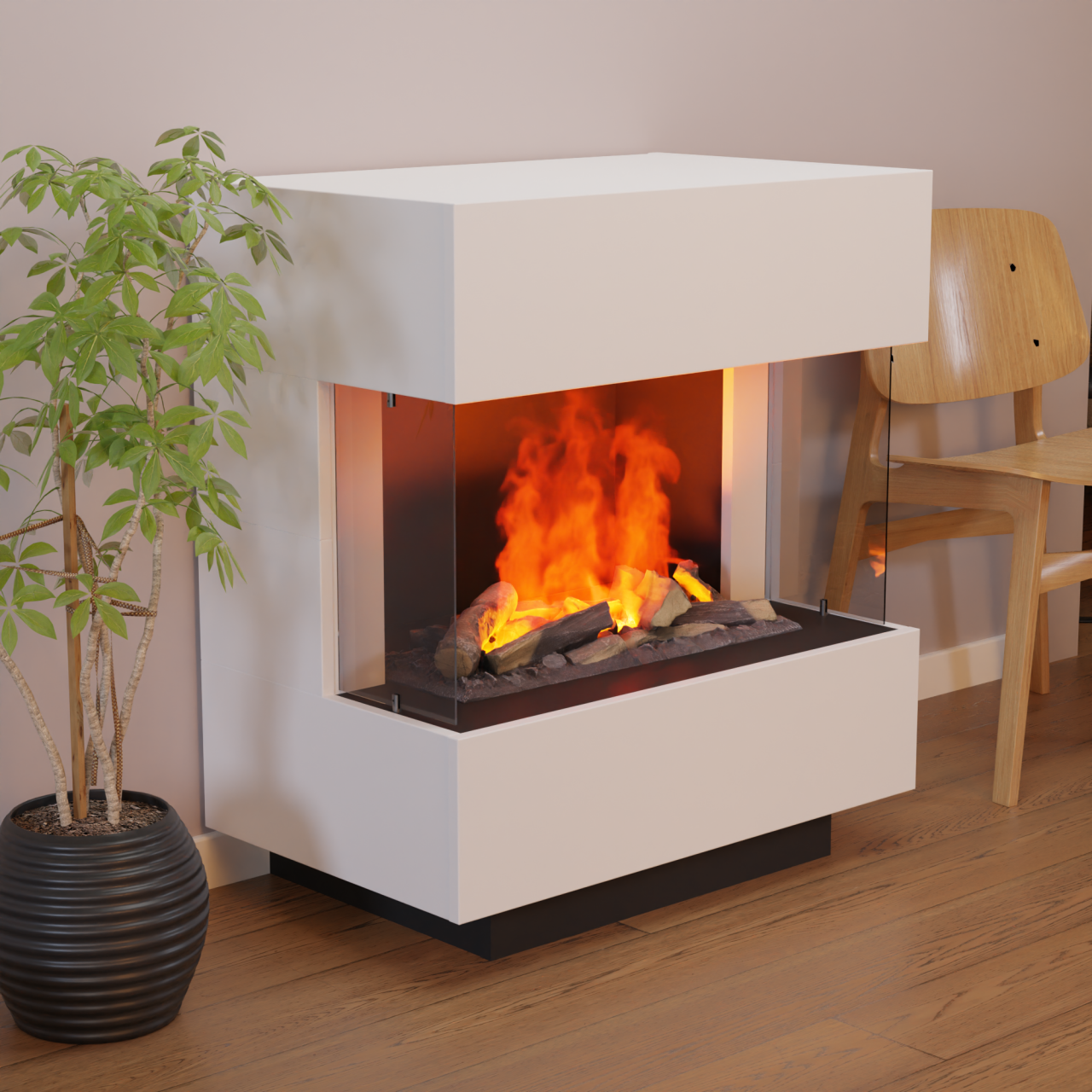 Glasscheiben-Set für Glow Fire Kleist