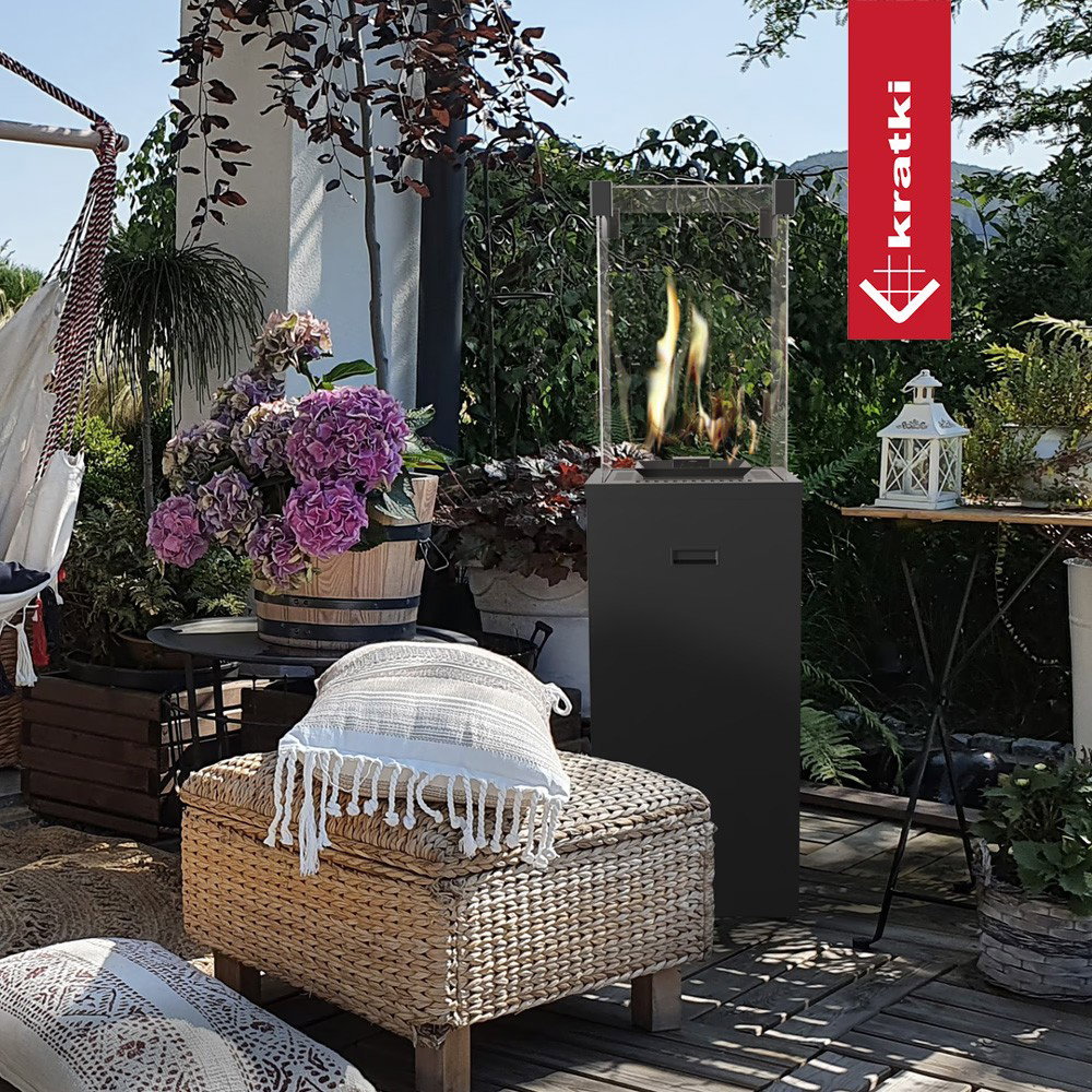 Kratki Patio Slim Gaskamin Outdoor