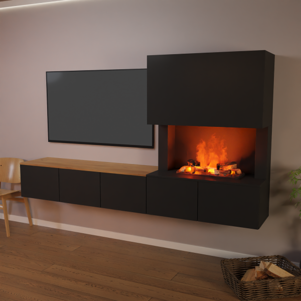 Glow Fire CW5 Wasserdampf Sideboard