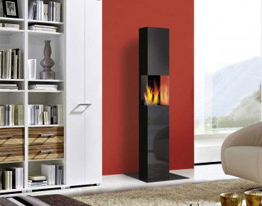 The Flame Square Glass Ethanolkamin