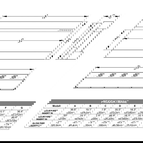 Glow Fire Insert 50 Einbau Elektrokamin online kaufen | KAMINLICHT