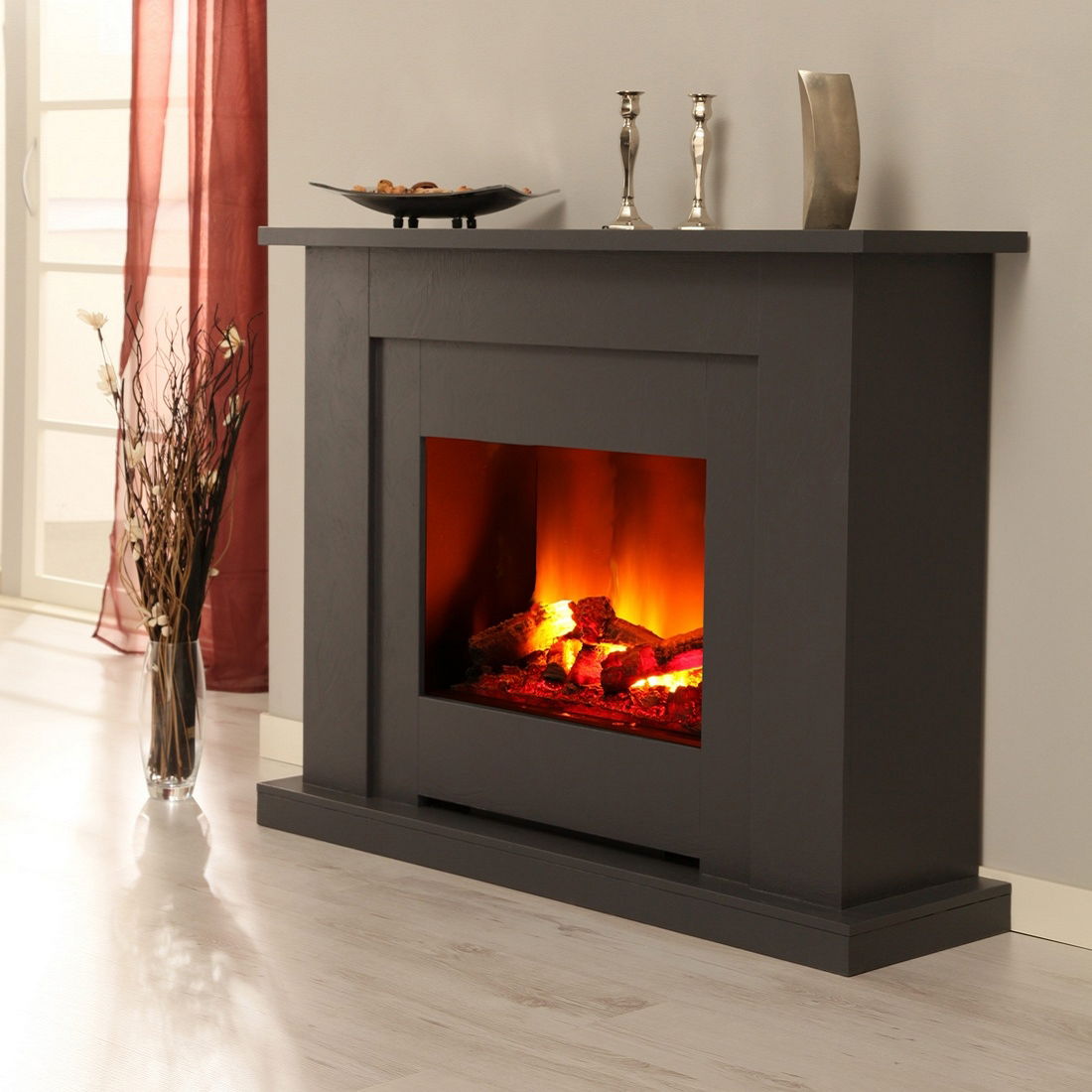 Elektrokamine Familie | Elektrokamin | Kaminlicht