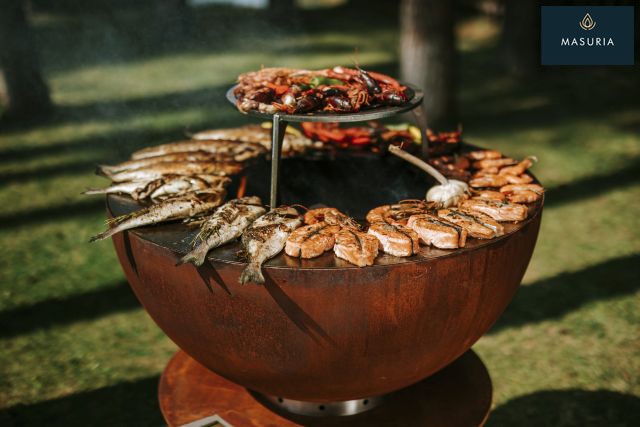 Masuria Feuerstelle & Plancha Grill Stilo