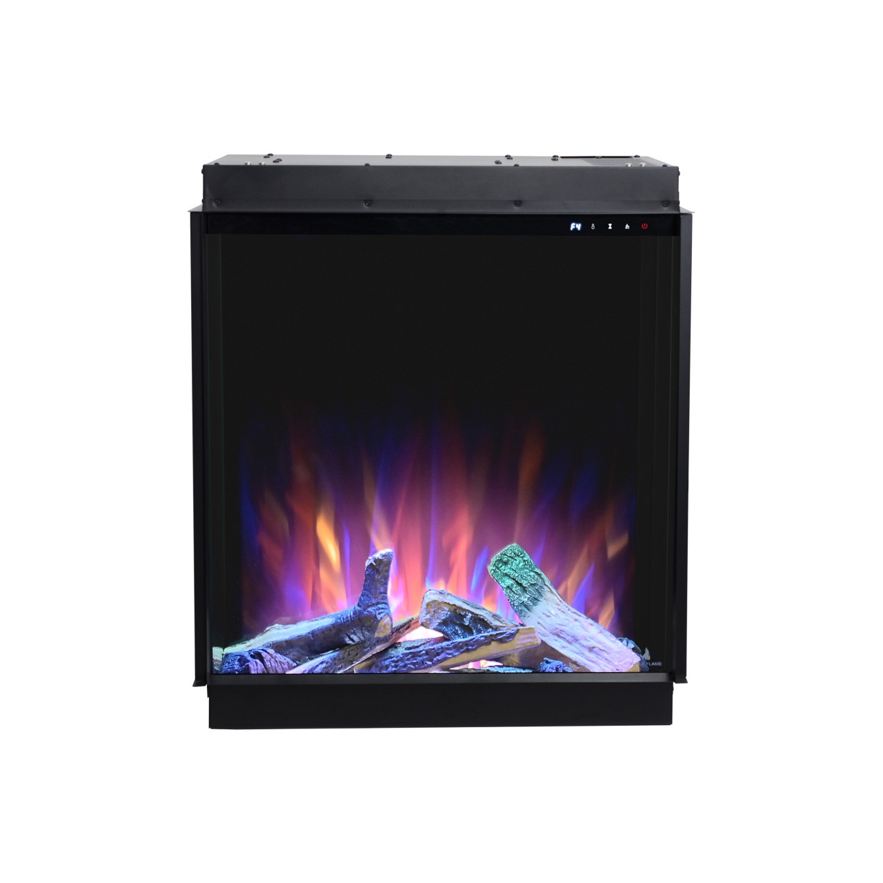 Glow Fire LED E-Motion 3D 24 Elektrokamin , Elektrokamineinsatz mit Heizung, Standkamin modern, Elektrischer Dekokamin