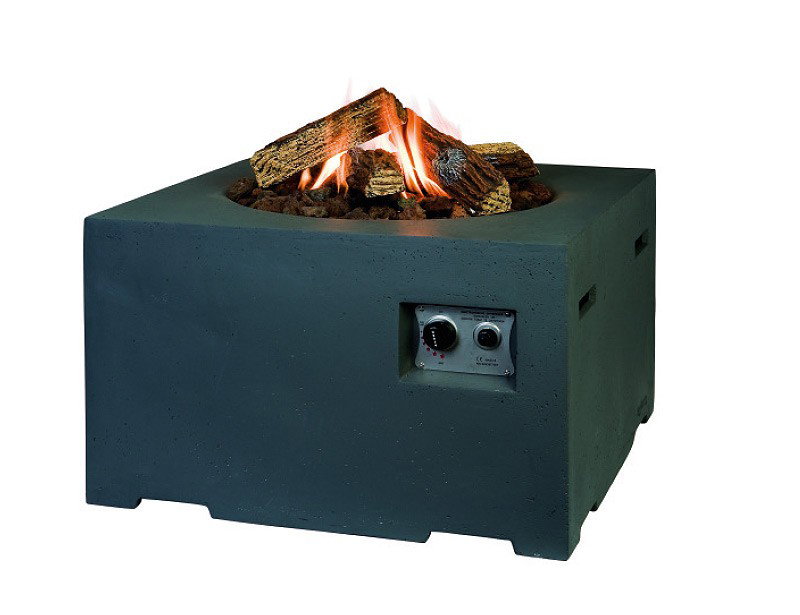 Happy Cocooning quadratischer Feuertisch Betonlook