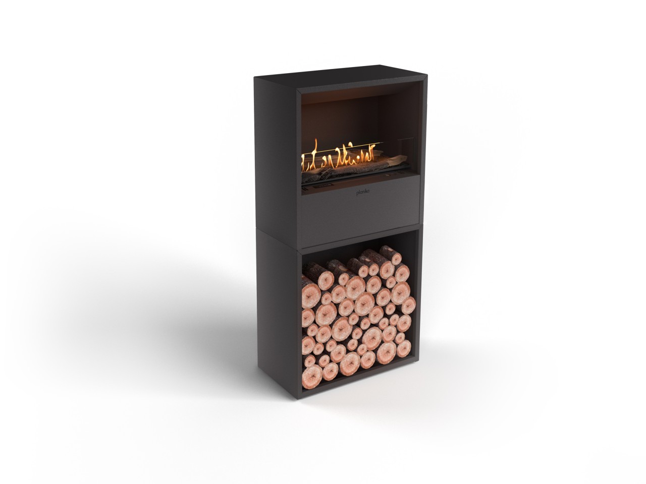 Planika Cottage Standkamin mit BEV Automatikbrenner