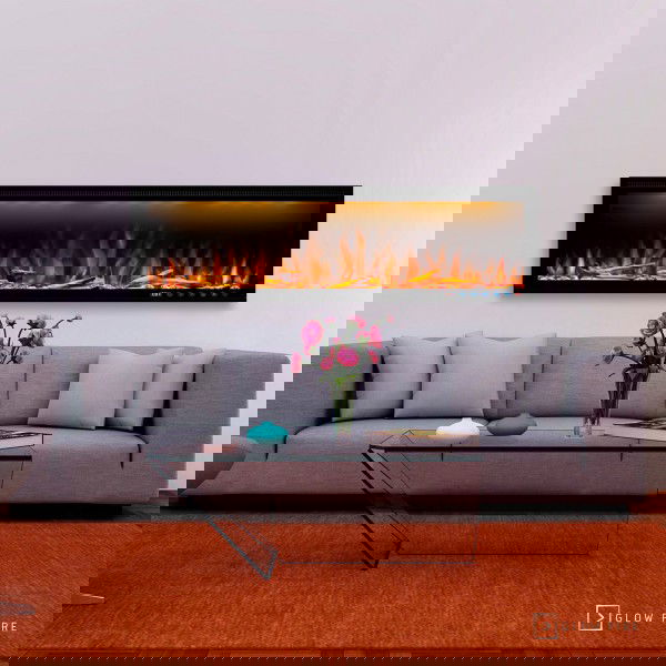 Glow Fire Smart Wall Elektrokamin Einbau LED 91 - 254 cm