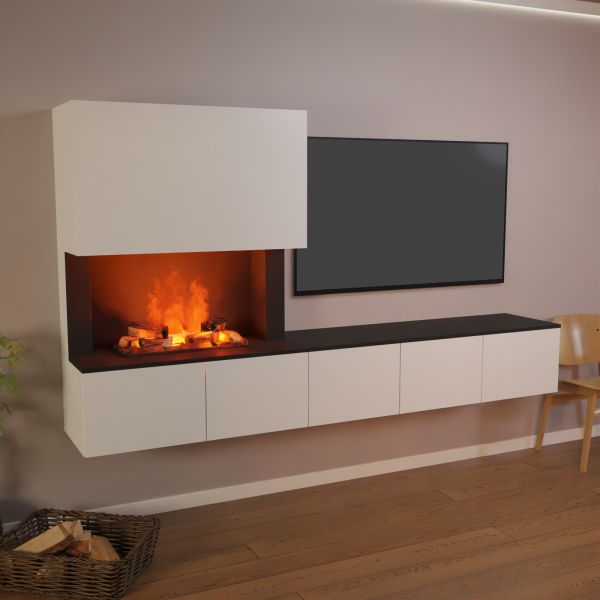 Glow Fire CW5 Wasserdampf Sideboard
