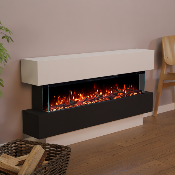 Glow Fire Clear Standkamin Elektrokamin