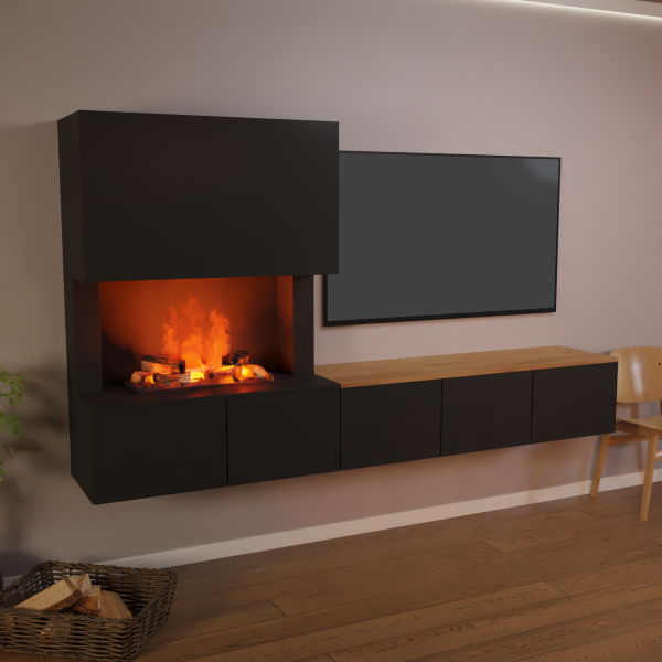 Glow Fire CW5 Wasserdampf Sideboard