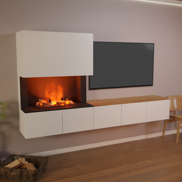 Glow Fire CW5 Wasserdampf Sideboard
